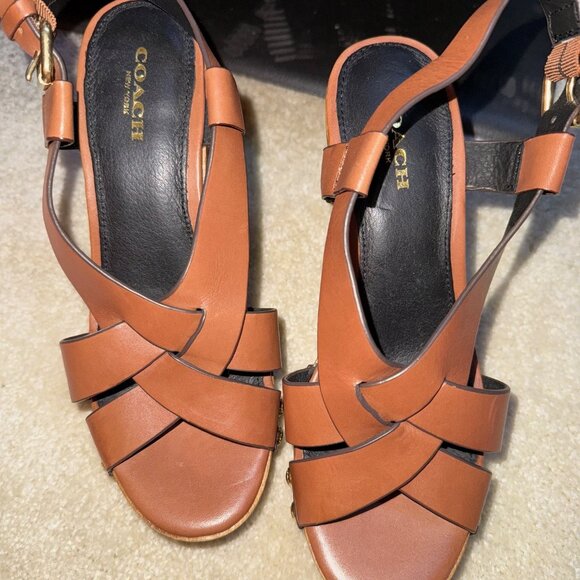Coach Adessa Slingback Sandals - Picture 1 of 6